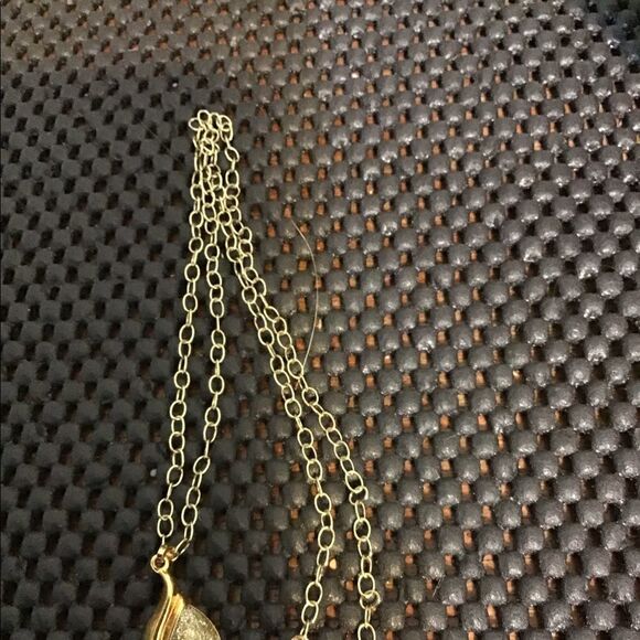 Sparkly Gold Tone Necklace, 18”, NEW - Picture 4 of 7